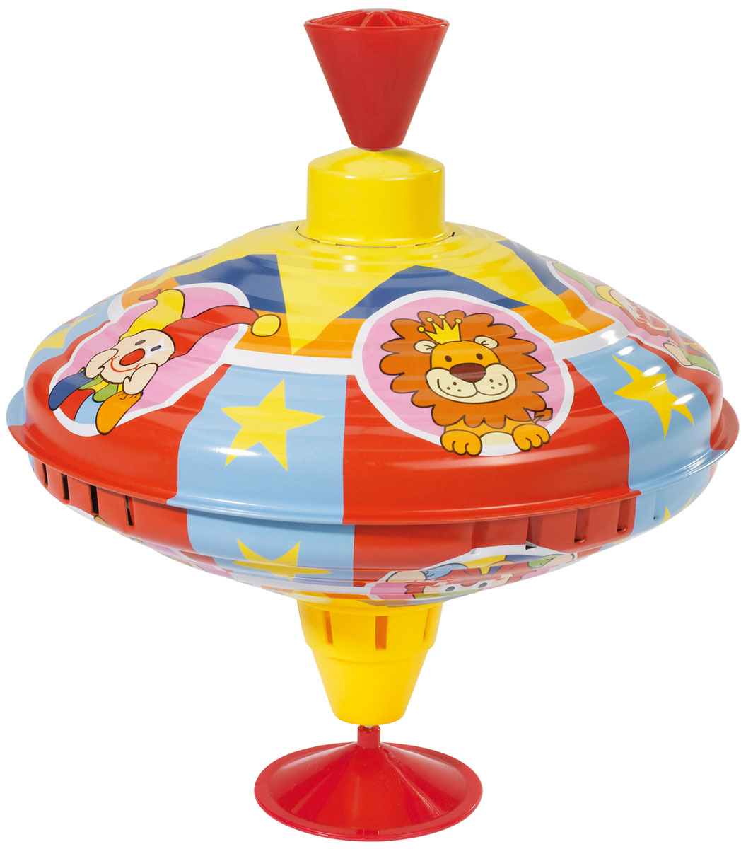 Simba Юла4011891 Simba Юла4011891Яркая цветная металлическая юла для детей от 18 мес. на специальной подставке. При вращении юла издает мелодичное звучание, и это особенно интересно для малыша.