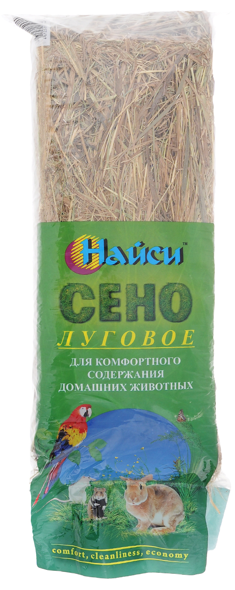 Сено луговое "Найси", 400 г Сено луговое "Найси", 400 г