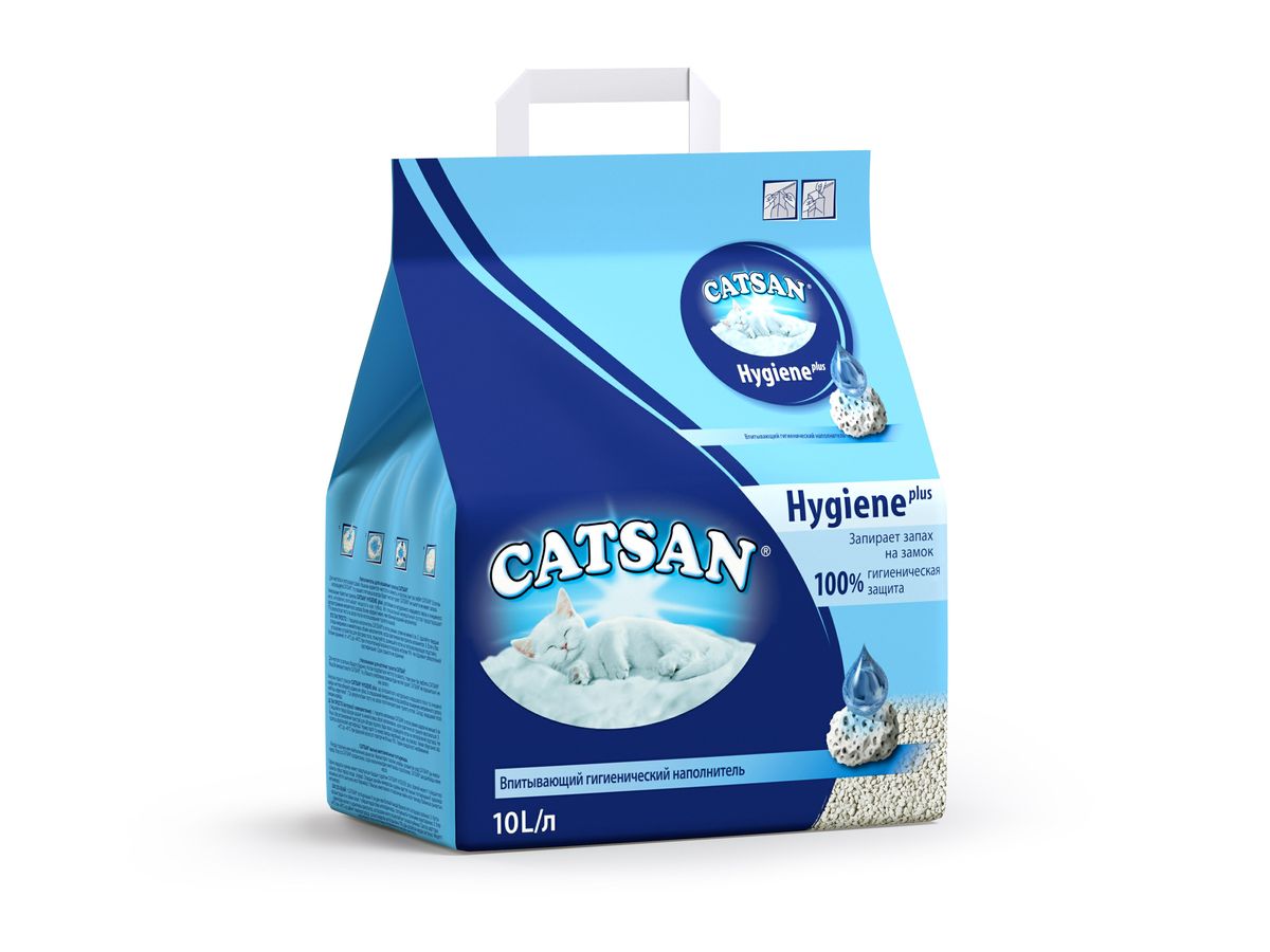Наполнитель для кошачьего туалета Catsan, впитывающий, 10 л10201/9570/LX410 Наполнитель для кошачьего туалета Catsan, впитывающий, 10 л10201/9570/LX410Впитывающий гигиенический наполнитель Catsan Hygiene Plus обеспечит вашей кошке всегда чистый туалет и устранит неприятный запах. Уникальные минеральные гранулы с микропорами, состоящие из очищенного мела и натурального кварцевого песка, впитывают влагу, словно губка. Поверхность гранул при этом остается сухой и чистой. Запатентованная технология предотвращает рост бактерий и появление неприятного запаха в три раза эффективнее, чем обычный наполнитель. Наполнитель Catsan Hygiene Plus не содержит асбеста и отбеливателей. Рекомендации по применению: Насыпьте наполнитель в кошачий лоток слоем около 5 см. Твердые отходы удаляйте из лотка по мере их появления, а также регулярно перемешивайте наполнитель совочком. Рекомендуется полностью заменять наполнитель в лотке хотя бы 1 раз в неделю. Перед насыпанием новой порции наполнителя следует тщательно промыть лоток горячей водой с мягким очищающим средством (желательно, без запаха). Прежде чем насыпать...