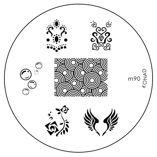 Konad Печатная форма (диск) M90 image plateSN-IPM090 Konad Печатная форма (диск) M90 image plateSN-IPM090Диск для стемпинга. Теперь создавать дизайны на ногтях стало очень просто