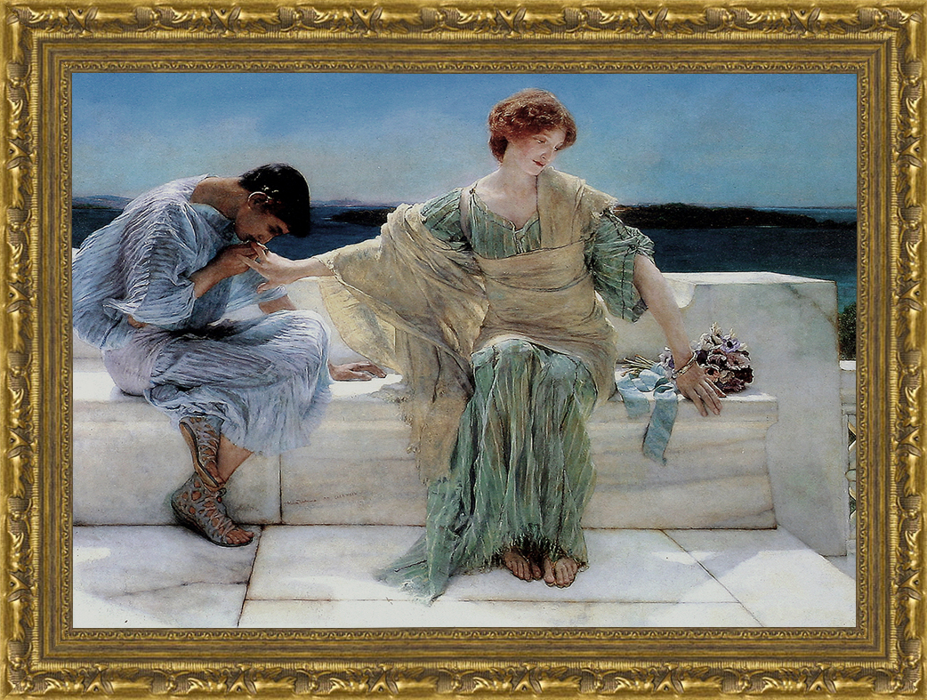 Больше не спрашивай (Л. Алма-Тадема), 30 х 40 см30x40 KL001-50601 Больше не спрашивай (Л. Алма-Тадема), 30 х 40 см30x40 KL001-50601Художественная копия картины Л.Алма-Тадема Больше не спрашивай. Размер постера: 30 см х 40 см. Артикул: 30x40 KL001-50601.