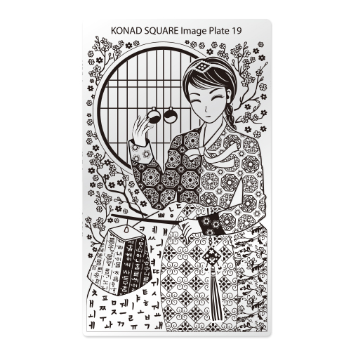 Konad Square Пластина для степинга Square Image Plate19SN-SIP19 Konad Square Пластина для степинга Square Image Plate19SN-SIP19Плитка для стемпинга. Больше узоров, больше творчества. Нанести лак на диск для стемпинга, убрать излишки скрапером, отпечатать на штамп и перенести на ноготь.