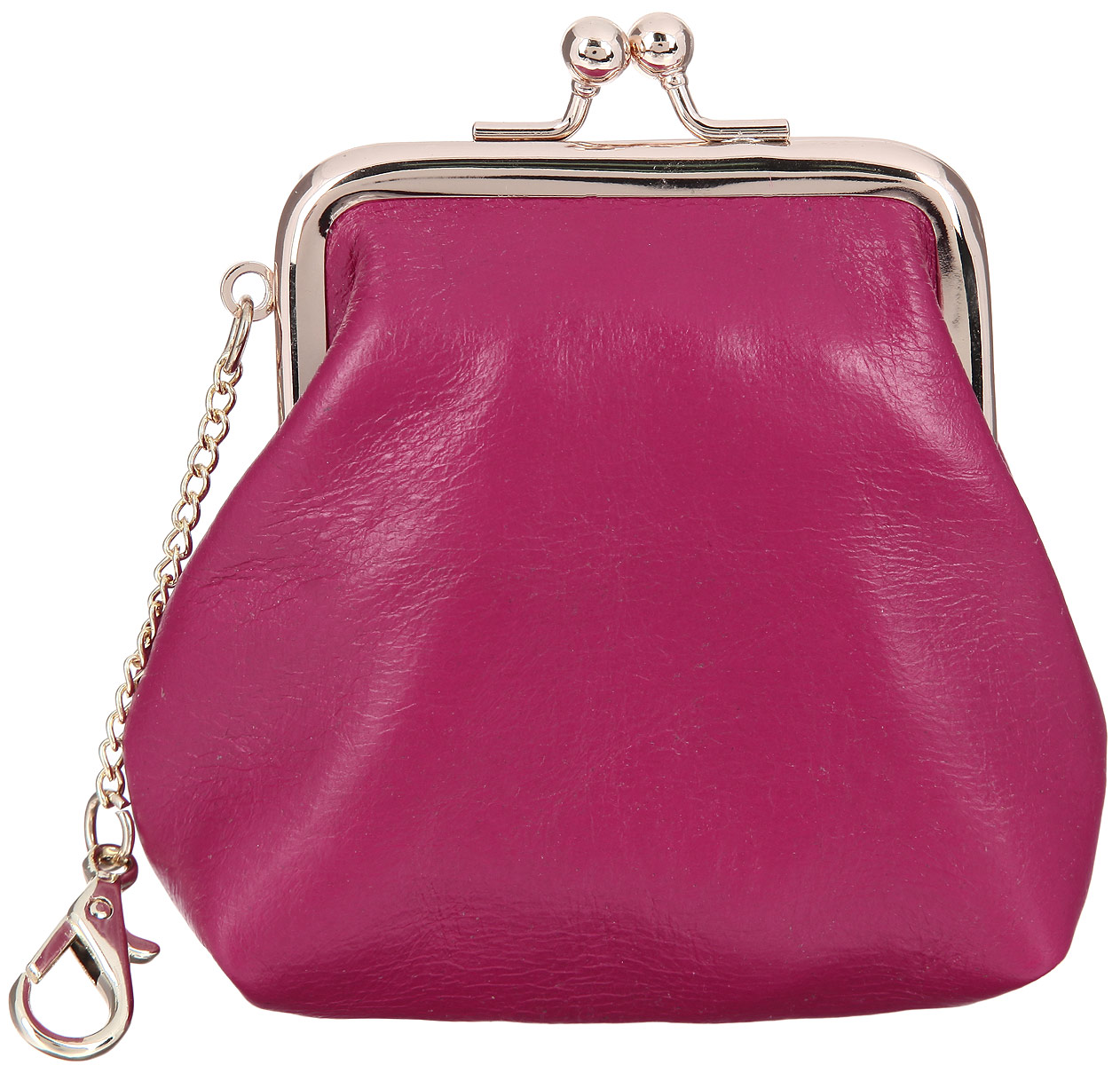 Монетница женская Cheribags, цвет: фуксия. M-26M-26 Монетница женская Cheribags, цвет: фуксия. M-26M-26Стильная монетница Cheribags выполнена из натуральной кожи с зернистой фактурой и оформлена металлической фурнитурой. Изделие содержит одно вместительное отделение, которое закрывается на рамочный замок. Монетница дополнена цепочкой с карабином для ключей. Практичный аксессуар от Cheribags позволит вам завершить образ и подчеркнуть собственный неповторимый стиль.