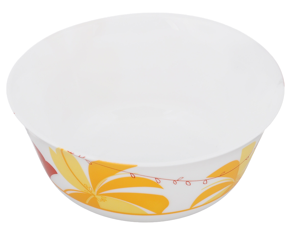 Салатник Luminarc Romane Yellow, диаметр 12 смJ2721 Салатник Luminarc Romane Yellow, диаметр 12 смJ2721Салатник Luminarc Romane Yellow, выполненный из ударопрочного стекла, декорирован изображением цветов. Изящный дизайн придется по вкусу и ценителям классики, и тем, кто предпочитает утонченность. Салатник Luminarc Romane Yellow идеально подойдет для сервировки стола и станет отличным подарком к любому празднику. Диаметр (по верхнему краю): 12 см. Высота стенки: 5,5 см.