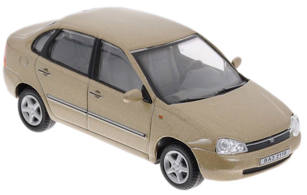 Cararama Модель автомобиля ВАЗ 2118 Lada Kalina цвет бежевыйLC230ND_бежевый Cararama Модель автомобиля ВАЗ 2118 Lada Kalina цвет бежевыйLC230ND_бежевыйКоллекционная модель Cararama ВАЗ 2118 Lada Kalina - миниатюрная копия настоящего автомобиля. Стильная модель автомобиля привлечет к себе внимание не только детей, но и взрослых. Модель имеет литой металлический корпус с высокой детализацией интерьера салона, дисков. Игрушка в точности повторяет модель оригинальной техники, подробная детализация в полной мере позволит вам оценить высокую точность копии этой машины! Такая модель станет отличным подарком не только любителю автомобилей, но и человеку, ценящему оригинальность и изысканность, а качество исполнения представит такой подарок в самом лучшем свете.