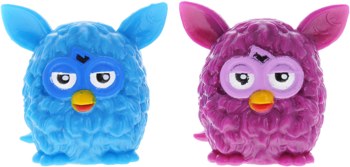 Hasbro Фигурка-мялка Furby цвет голубой фиолетовый 2 шт51921-0000012-01_голубой/фиолетовый Hasbro Фигурка-мялка Furby цвет голубой фиолетовый 2 шт51921-0000012-01_голубой/фиолетовыйФигурка-мялка Hasbro Furby сделана из полимера с пластичным наполнителем. Играть с такими игрушками приятно - их можно мять, а они принимают первоначальную форму. Это прекрасное антистрессовое средство для любого возраста. Высота фигурки - 5 см.