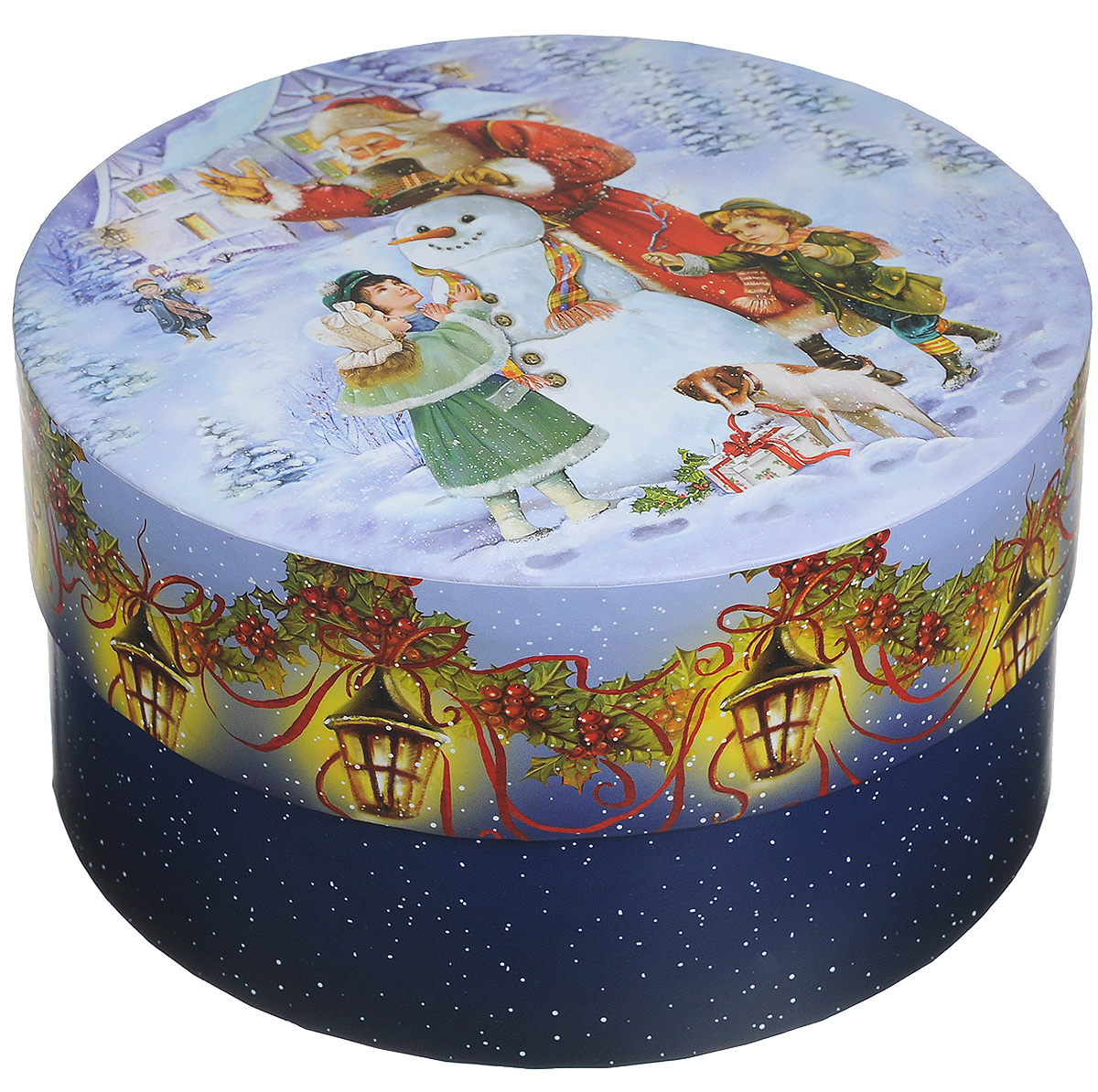 Коробка шляпная Правила Успеха Снежные забавы, 18 х 18 х 10 см4610009210773 Коробка шляпная Правила Успеха Снежные забавы, 18 х 18 х 10 см4610009210773Подарочная коробка Правила Успеха Снежные забавы выполнена из высококачественного плотного картона и предназначена для праздничной упаковки новогодних подарков. Коробка декорирована новогодним рисунком. Подарок, преподнесенный в оригинальной упаковке, всегда будет самым эффектным и запоминающимся. Окружите близких людей вниманием и заботой, вручив презент в нарядном, праздничном оформлении.