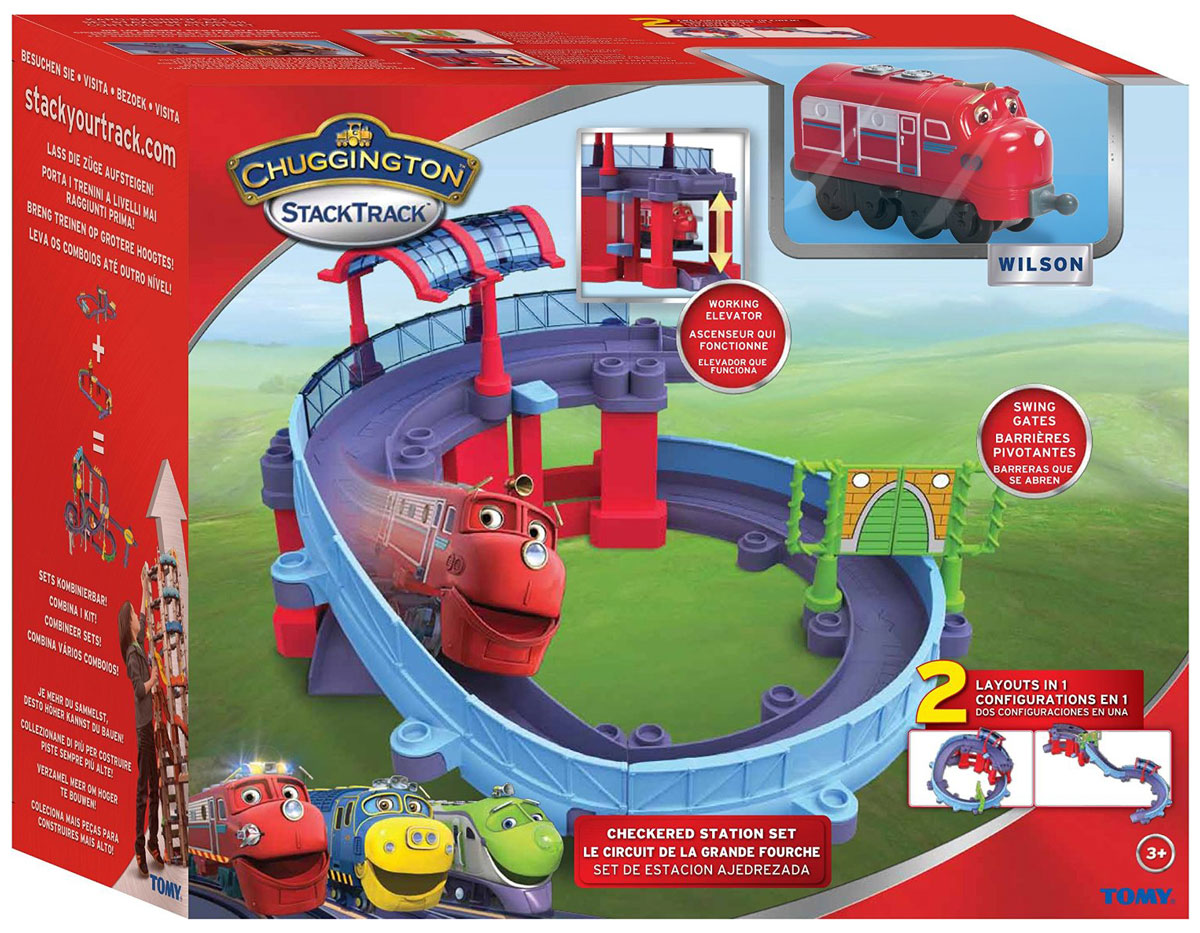Chuggington Игровой набор Станция техосмотра с УилсономLC54237 Chuggington Игровой набор Станция техосмотра с УилсономLC54237Игровой набор Chuggington Станция техосмотра привлечет внимание вашего ребенка и не позволит ему скучать. В набор входят элементы для сборки станции техосмотра с треком и красный паровозик Уилсон, являющийся уменьшенной копией персонажа из мультсериала Chuggington. Из составных элементов трека и опор можно собрать 2 разные конструкции. Ваш ребенок часами будет играть с набором, самостоятельно создавая разные модификации трека и придумывая различные истории. Порадуйте его таким замечательным подарком! Чаггингтон - удивительный городок из мультсериала Веселые паровозики из Чаггингтона, населенный приветливыми паровозиками. Каждый день они узнают что-то новое, радуются открытиям и обожают приключения! Центр Чаггингтона - депо, место обитания дружных паровозов. Каждый день отсюда в разные концы города и за его пределы отправляются составы, чтобы доставить по адресам важные грузы. Трое друзей - паровозики Коко, Уилсон и Брюстер - еще совсем...