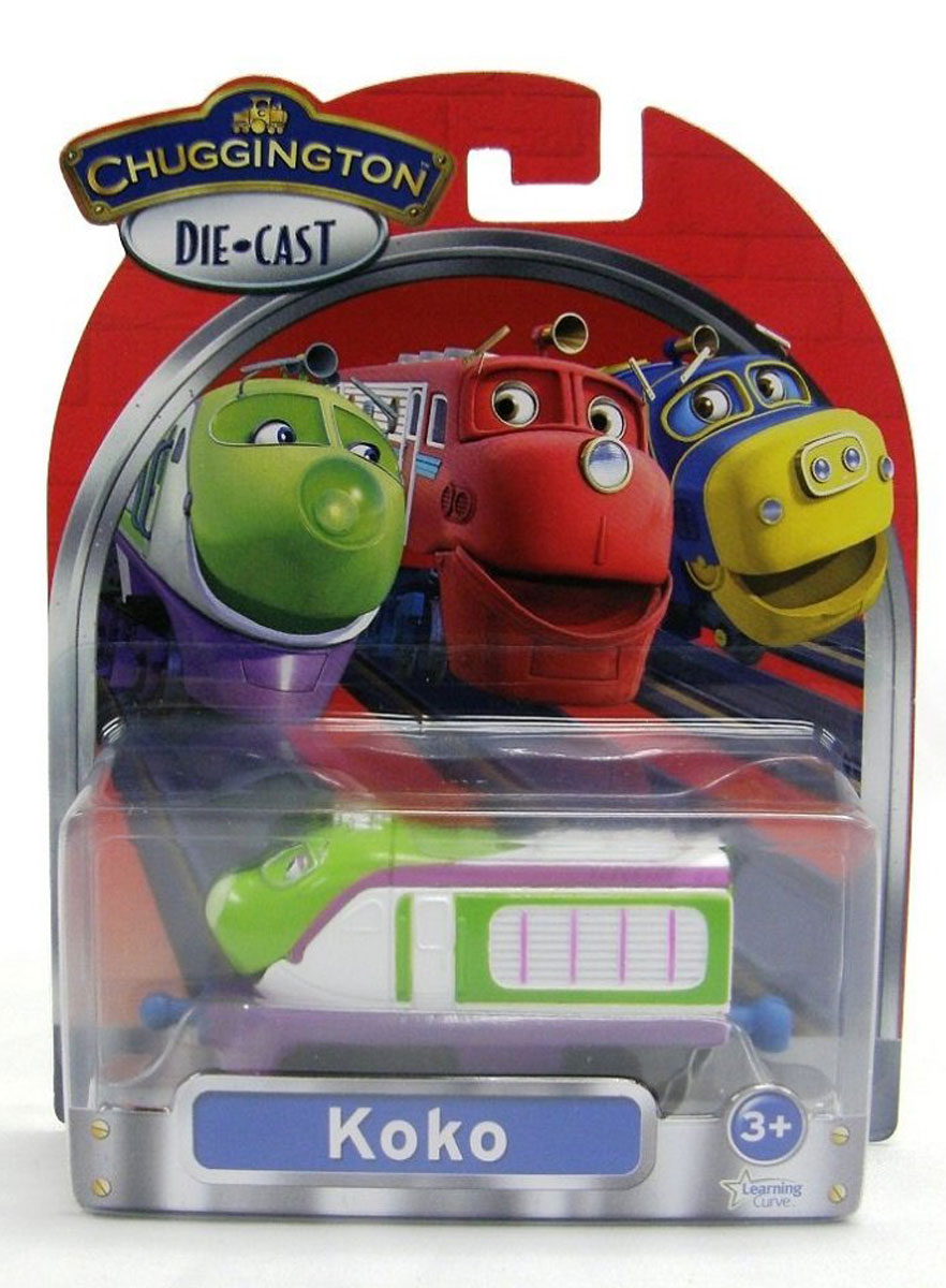 Chuggington Паровозик Коко LC54002LC54002 Chuggington Паровозик Коко LC54002LC54002Яркий паровозик Коко несомненно, привлечет внимание вашего ребенка и не позволит ему скучать. Паровозик выполнен в виде забавного персонажа из мультфильма Chuggington. Коко - электорвоз, бесстрашная паровозик-девочка, стилизованная под поезд Евростар. Она быстрее всех, во всем Чаггингтоне не найти паровозик, который бы умел так быстро перевозить грузы. Правда, Коко еще учится в школе юных паровозиков, и поэтому иногда совершает ошибки. У нее есть глаза и носик, а так же очаровательная улыбка. На вагончике имеются детализированные окошки, двери и люки. Впереди и сзади есть специальные элементы для крепления с другими вагончиками. Ваш ребенок будет часами играть с паровозиком, придумывая разные истории и проигрывая любимые моменты из мультфильма. Порадуйте его таким замечательным подарком! Чаггингтон - удивительный городок из мультфильма Веселые паровозики из Чаггингтона, населенный приветливыми паровозиками. Каждый день они узнают что-то...