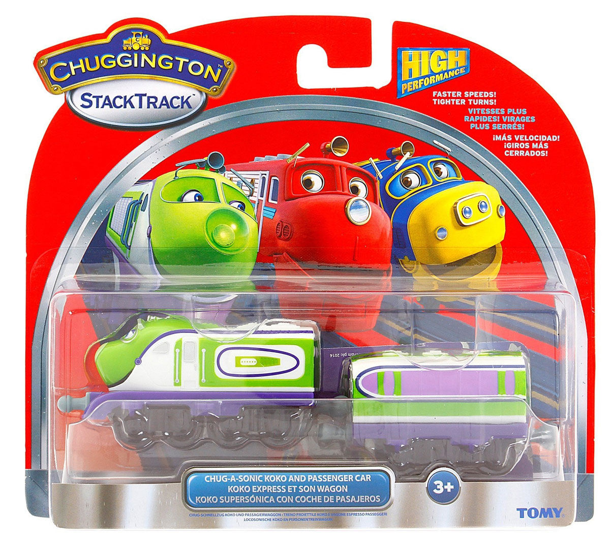 Chuggington Паровозик Коко с вагончикомLC54124 Chuggington Паровозик Коко с вагончикомLC54124ВНИМАНИЕ! Производитель оставил за собой право менять материал товара. Паровозы могут быть пластиковыми или металлическими.