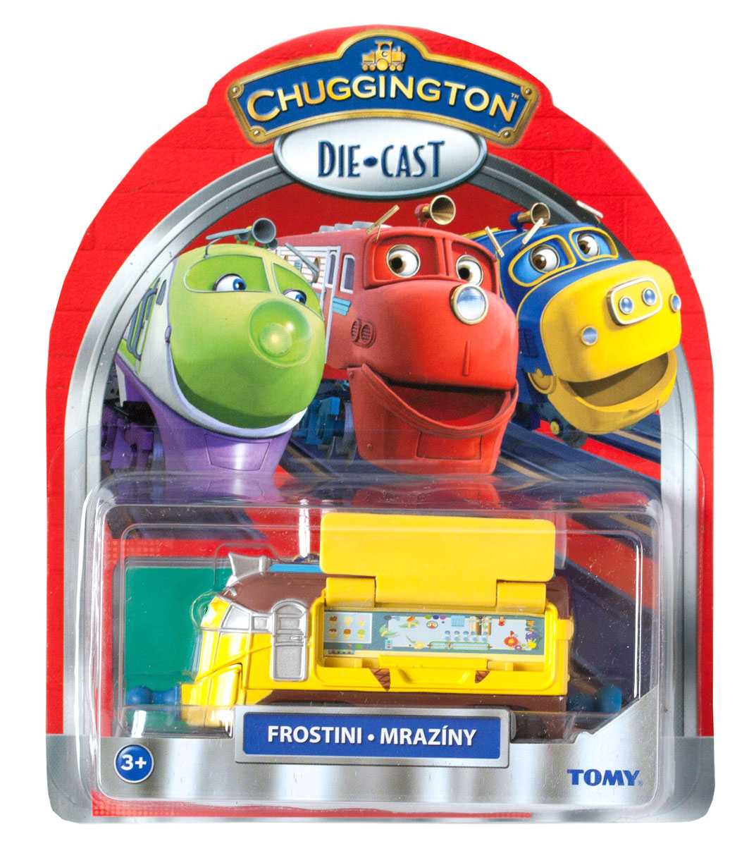 Chuggington Паровозик ФростиниLC54018 Chuggington Паровозик ФростиниLC54018Яркий паровозик Фростини несомненно, привлечет внимание вашего ребенка и не позволит ему скучать. Паровозик выполнен в виде забавного персонажа из мультфильма Chuggington. Фростини - итальянец. Гламурный и общительный, он настоящий шоумен и любимчик Чаггингтонов. Его появлению предшествует мелодичный перезвон, объявляющий, что он скоро привезет угощения. У него открывается боковая дверца, а за ней машина по производству мороженного. Фростини может приготовить мороженое из чего угодно, например, из папоротника и малинового варенья. Юные паровозики восхищаются Фростини, еще бы, у него лучшая работа в Чаггингтоне! У него есть глаза и носик, а так же очаровательная улыбка. На вагончике есть детализированные окошки, двери и люки. Впереди и сзади находятся специальные элементы для крепления с другими вагончиками. Ваш ребенок будет часами играть с паровозиком, придумывая разные истории и проигрывая любимые моменты из мультфильма. Порадуйте его таким...