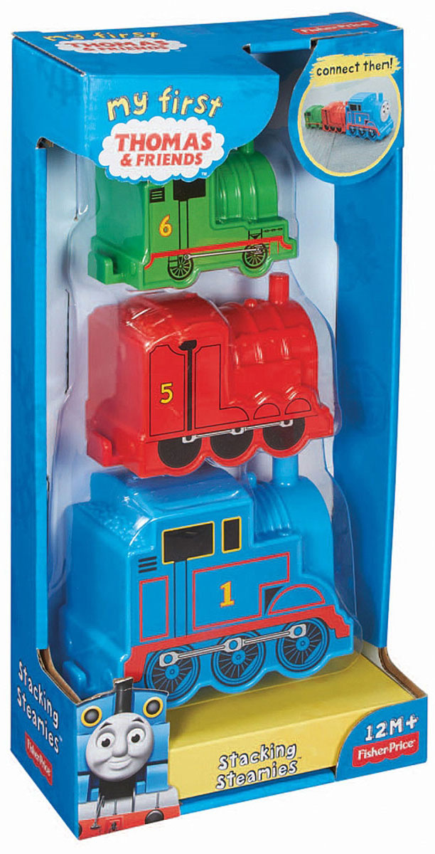 Thomas&Friends Игровой набор Кубики-паровозикиCDN14 Thomas&Friends Игровой набор Кубики-паровозикиCDN14Складывающиеся блоки-паровозики Thomas & Friends Кубики-Паровозики подарят ребенку много веселья и интересных игр с любимыми персонажами из мира Томаса и его друзей. Попробуйте один из трех способов игры: соорудите из паровозиков Томаса, Джеймса и Перси башню, сцепите их друг с другом или же погрузите Джеймса и Перси на Томаса. Паровозики очень удобно мыть и хранить - ведь их можно сложить друг в друга. Составляя башню из паровозиков и играя со знакомыми персонажами, дети с пользой проводят время и все больше погружаются в мир Томаса и его друзей!
