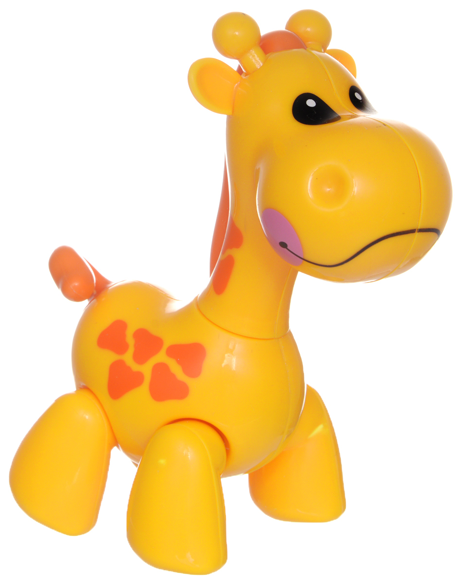 1TOY Фигурка В мире животных ЖирафТ57445 1TOY Фигурка В мире животных ЖирафТ57445Фигурка В мире животных. Жираф, выполненная из яркой пластмассы в виде симпатичного жирафика, непременно придется по душе вашему малышу. Забавная фигурка имеет подвижные лапы, хвост и шею. Если двигать частями тела животного, то будут слышны негромкие щелкающие звуки. Фигурка В мире животных способствует развитию у ребенка цветового и звукового восприятия, мелкой моторики рук, хватательного рефлекса, осязания, координации движений и изучению живого мира нашей планеты. Отлично подходит для сюжетно-ролевых игр, которые способствуют развитию памяти и воображения у малыша.