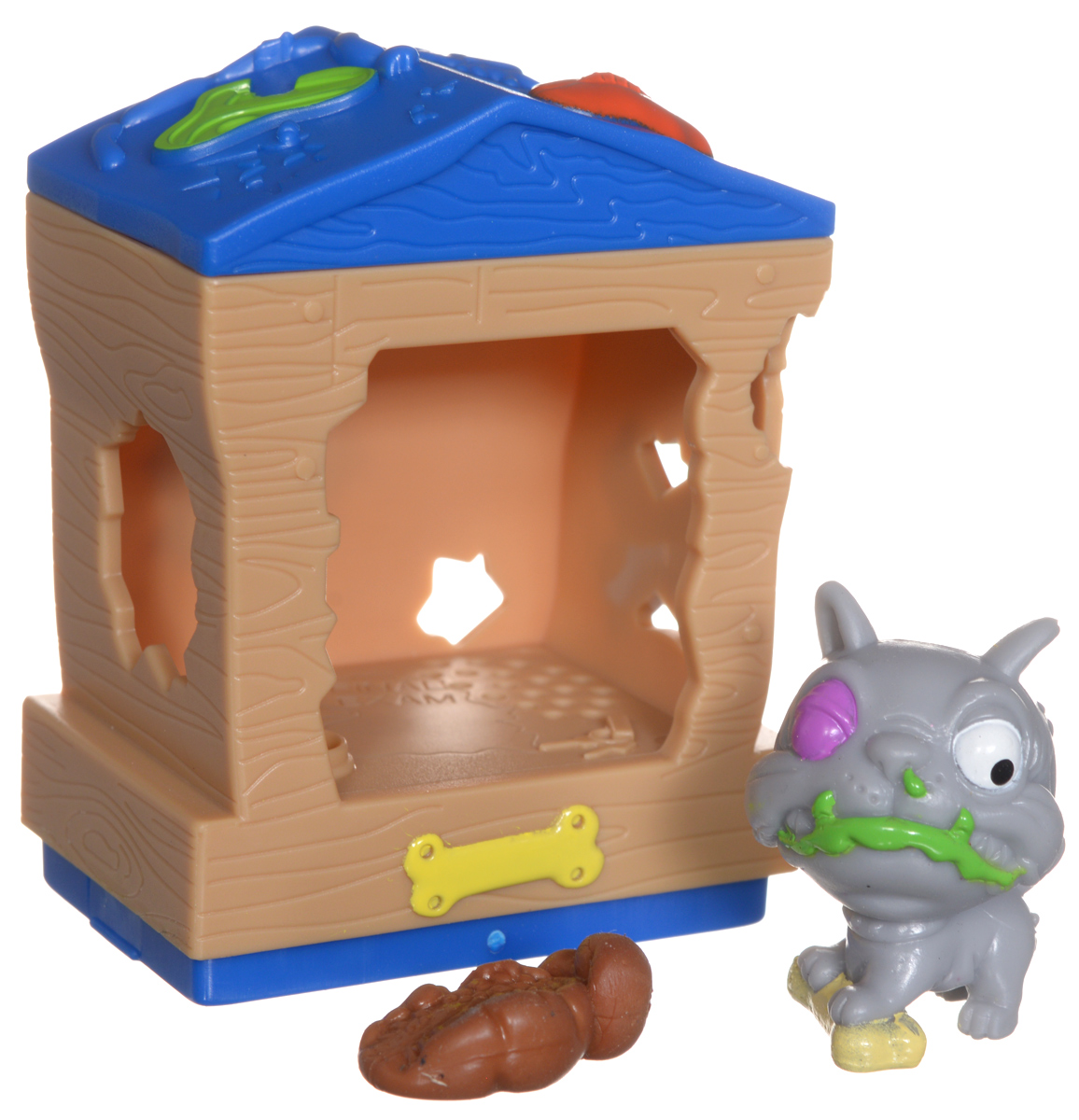 Ugglys Pet Shop Игровой набор Домик с фигуркой Mutt Hut19411_mutt hut Ugglys Pet Shop Игровой набор Домик с фигуркой Mutt Hut19411_mutt hutИгровой набор из серии Хулиганские животные состоит из домика со звуковыми эффектами и уникальной фигурки питомца, которую нельзя найти в других упаковках и наборах серии. Домик выполнен в ярких цветах и притягивает взгляд. Если внутри него поместить мини-фигурку животного и надавить на пол - будут раздаваться звуки. В ассортименте представлено 6 домиков, которые можно состыковать один с другим и построить большой зоомагазин с эксклюзивными животными. Такая удивительная игрушка обязательно понравится вашей малышке! Порадуйте ее таким замечательным подарком! Для работы требуются 2 батарейки типа LR44 (комплектуется демонстрационными).