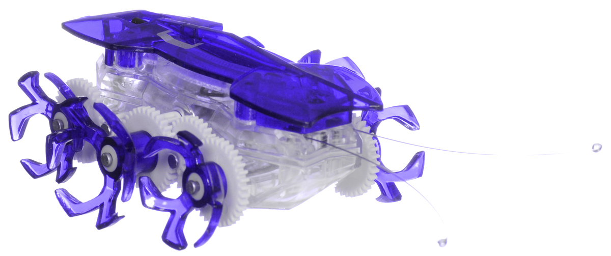Hexbug Робот на радиоуправлении Огненный муравей цвет синий477-2864 Hexbug Робот на радиоуправлении Огненный муравей цвет синий477-2864Самый быстрый микро-робот теперь стал управляемым! Fire Ant - шустрый и послушный муравей. Традиционный Hexbug Ant помещался на ладони и был неуправляемым шалуном. Поймать микро-робота было невозможно: стоило только опустить букашку на гладкую твердую поверхность, нажать кнопочку, расположенную у нее под брюшком, и муравей пускался наутек! Но время неумолимо летит вперед, все меняются и растут. Также вырос и малыш-муравей. Размеры Fire Ant стали больше, изменился внешний вид шести ножек, которые стали более цепкими. Шустрый домашний питомец и послушный друг: огненный муравей совмещает в себе все достоинства микро-роботов Hexbug. С новыми огненными муравьями возможно играть не только в одиночку, но и устраивать соревнования с друзьями, ведь пульт управления умного микро-робота имеет несколько каналов: настройте их на разные каналы и два огненных муравья смогут соревноваться друг с другом! Питание: 5 батареек AG-13 (входят в комплект).