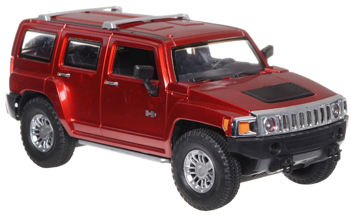 Guokai Машинка инерционная Hummer H2 SUT цвет красный866-82433_красный Guokai Машинка инерционная Hummer H2 SUT цвет красный866-82433_красныйИнерционная машинка Guokai Hummer H2 SUT, выполненная из высококачественного пластика, станет любимой игрушкой вашего малыша. Игрушка представляет собой модель пикапа марки Hummer. Игрушка оснащена инерционным ходом. Машинка может ехать как вперед, так и назад. Прорезиненные колеса обеспечивают надежное сцепление с любой гладкой поверхностью. При движении у машинки загораются фары. Ваш ребенок будет часами играть с этой игрушкой, придумывая различные истории. Порадуйте его таким замечательным подарком! Рекомендуется докупить 3 батарейки напряжением 1,5V типа АА (товар комплектуется демонстрационными).