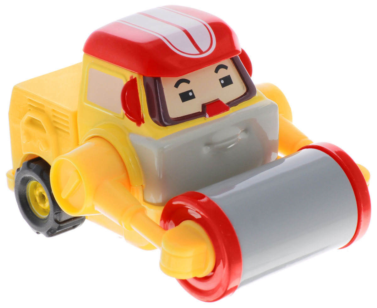 Robocar Poli Машинка Макс83176 Robocar Poli Машинка Макс83176Машинка Robocar Poli Макс непременно понравится вашему малышу. Она выполнена из металла с элементами пластика. Макс - это асфальтовый каток. Чтобы его видели на дороге, он окрашен в яркий желтый цвет. Без его помощи ни одна дорога не будет построена. Макс серьезный и трудолюбивый. Благодаря небольшому размеру ребенок сможет взять игрушку с собой на прогулку, в поездку или в гости. Порадуйте своего малыша таким замечательным подарком!