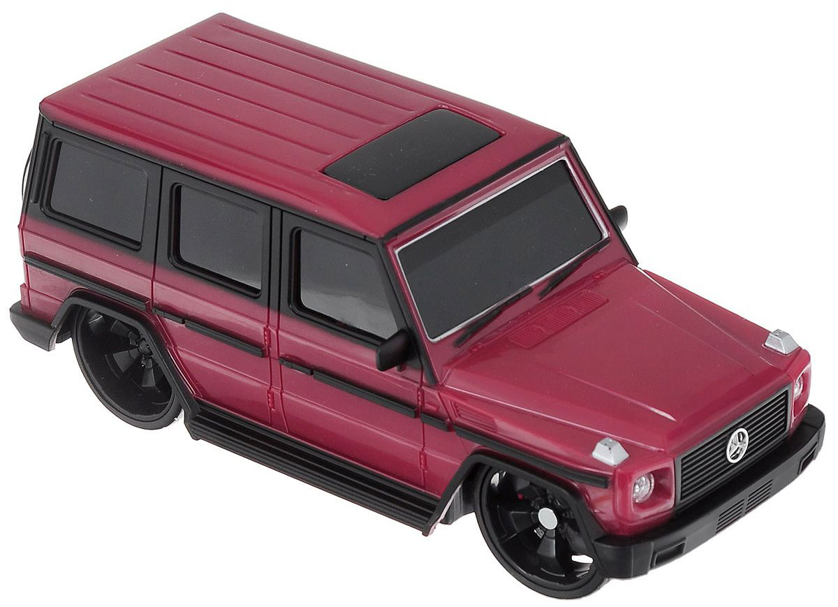 Maisto Радиоуправляемая модель Mercedes-Benz G-Class цвет красный81051_красный_1745 Maisto Радиоуправляемая модель Mercedes-Benz G-Class цвет красный81051_красный_1745Радиоуправляемая модель Maisto Mercedes-Benz G-Class с ярким привлекающим внимание дизайном обязательно понравится всем любителям красивых машин. Корпус выполнен из высококачественного пластика. Машина представляет собой копию, уменьшенную от реального прототипа в 24 раза. Машина высокодетализирована, с настоящими зеркалами, двери не открываются. Двигается во всех направлениях: вперед, назад, влево, вправо. Имеются световые эффекты: светятся задние и передние фары, поворотники, стоп сигналы. Автомобиль оснащен профессиональным передатчиком с частотой 27 MHz. Управление с помощью дистанционного пульта управления (поставляется в комплекте). В комплекте инструкция по эксплуатации на русском языке. Для работы машины необходимо докупить 2 батарейки напряжением 1,5V типа АА (не входят в комплект). Для работы пульта управления необходимо докупить 2 батарейки напряжением 1,5V типа АА (не входят в комплект).