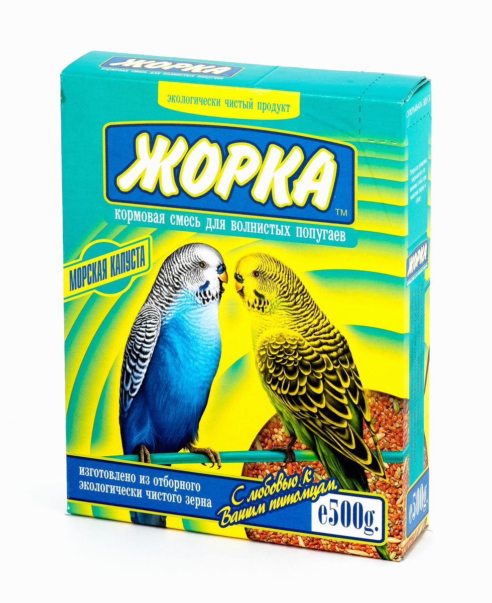 Корм для волнистых попугаев Жорка Морская капуста, 500 г112 Корм для волнистых попугаев Жорка Морская капуста, 500 г112Корм для волнистых попугаев Жорка Морская капуста - это полноценный корм для вашего питомца, состоящий из отборных семян и зерен. Содержит все необходимые витамины и микроэлементы для нормального развития волнистого попугайчика. Ингредиенты: просо, овес, рапс, семя льна, семена луговых трав, морская капуста. Состав: жиры - не более 4%, белки - не менее 13%, клетчатка - не более 14%, влажность - не более 13%, зола - не более 6%. Суточная норма составляет 1 столовую ложку на одну птицу. Товар сертифицирован.