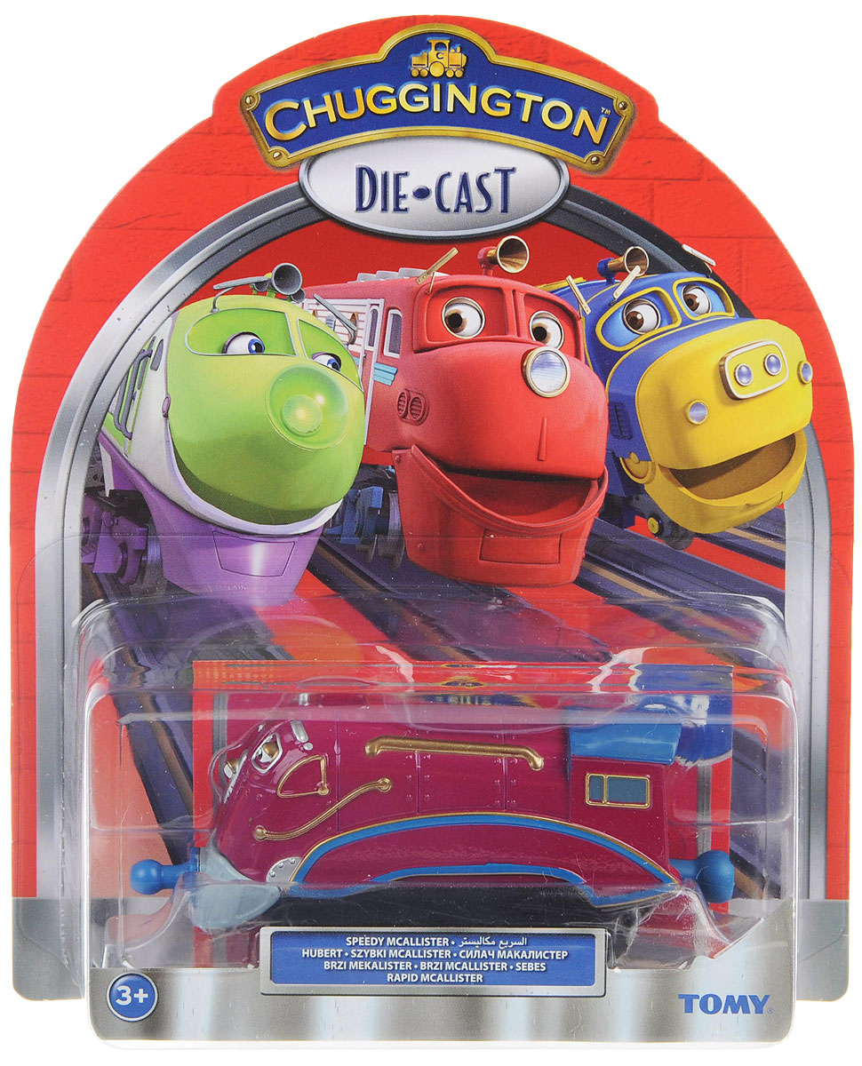 Chuggington Паровозик Силач МакалистерLC54027 Chuggington Паровозик Силач МакалистерLC54027Яркий паровозик Силач Макалистер несомненно, привлечет внимание вашего ребенка и не позволит ему скучать. Паровозик выполнен в виде забавного персонажа из мультфильма Chuggington. Силач Макалистер - это старый паровоз, который любит, когда все идет своим чередом и никогда никуда не спешит. У паровозика есть глаза и нос. На вагончике есть детализированные окошки, двери и люки. Впереди и сзади имеются специальные элементы для крепления с другими вагончиками. Ваш ребенок будет часами играть с паровозиком, придумывая разные истории и проигрывая любимые моменты из мультфильма. Порадуйте его таким замечательным подарком! Чаггингтон - удивительный городок из мультфильма Веселые паровозики из Чаггингтона, населенный приветливыми паровозиками. Каждый день они узнают что-то новое, радуются открытиям и обожают приключения! Центр Чаггингтона - депо, место обитания дружных паровозов. Каждый день отсюда в разные концы города и за его пределы...