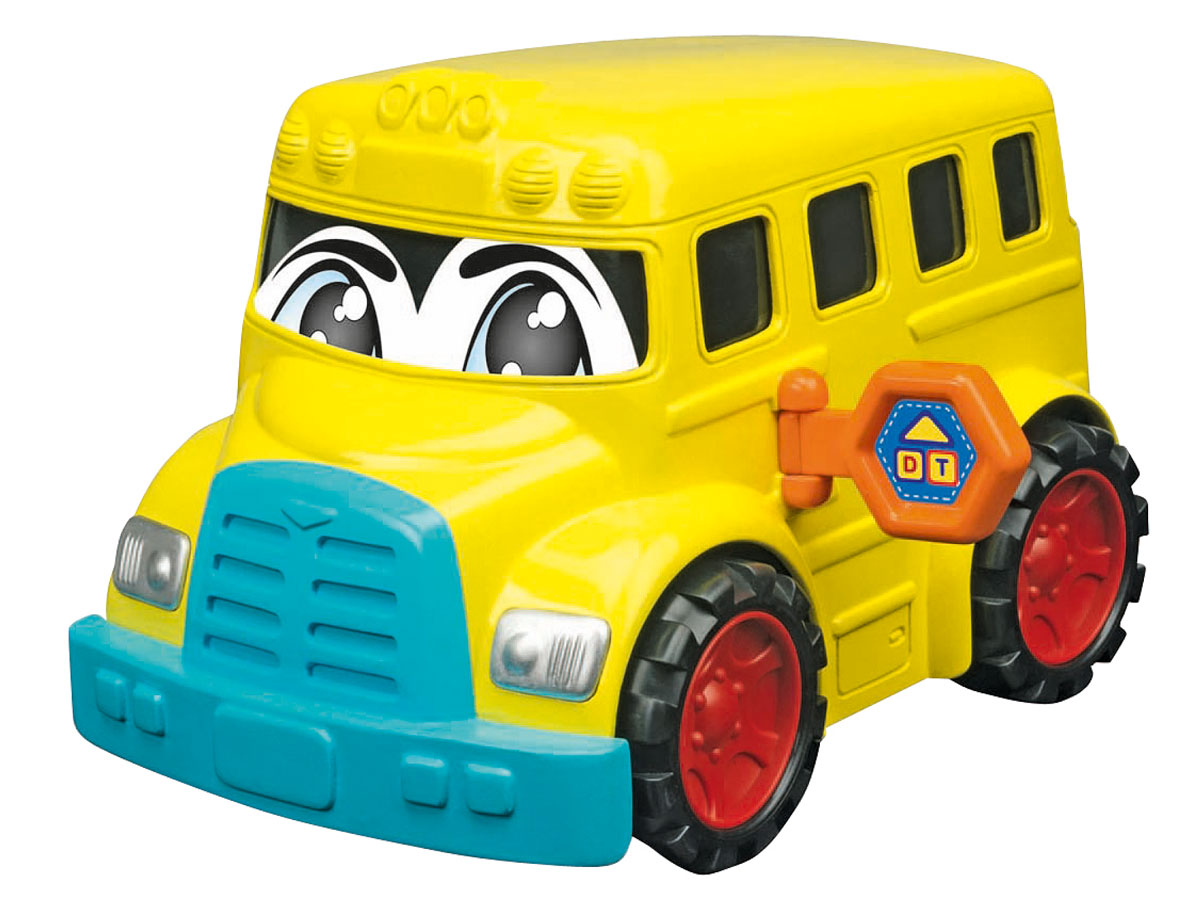 Dickie Toys Веселая машинка Автобус цвет желтый3315245 Dickie Toys Веселая машинка Автобус цвет желтый3315245Забавная машинка Автобус непременно привлечет внимание малыша благодаря яркому дизайну. На лобовом стекле машинка оформлена наклейкой в виде веселых глазок. Сбоку машинки имеется складная табличка оранжевого цвета. Игрушка выполнена из абсолютно безопасного высококачественного пластика. С такой машинкой ребенок может играть как дома, так и на улице. Игра с машинкой помогает развивать мелкую моторику, цветовое восприятие, координацию движений, а также являются хорошим средством для развлечения ребенка.