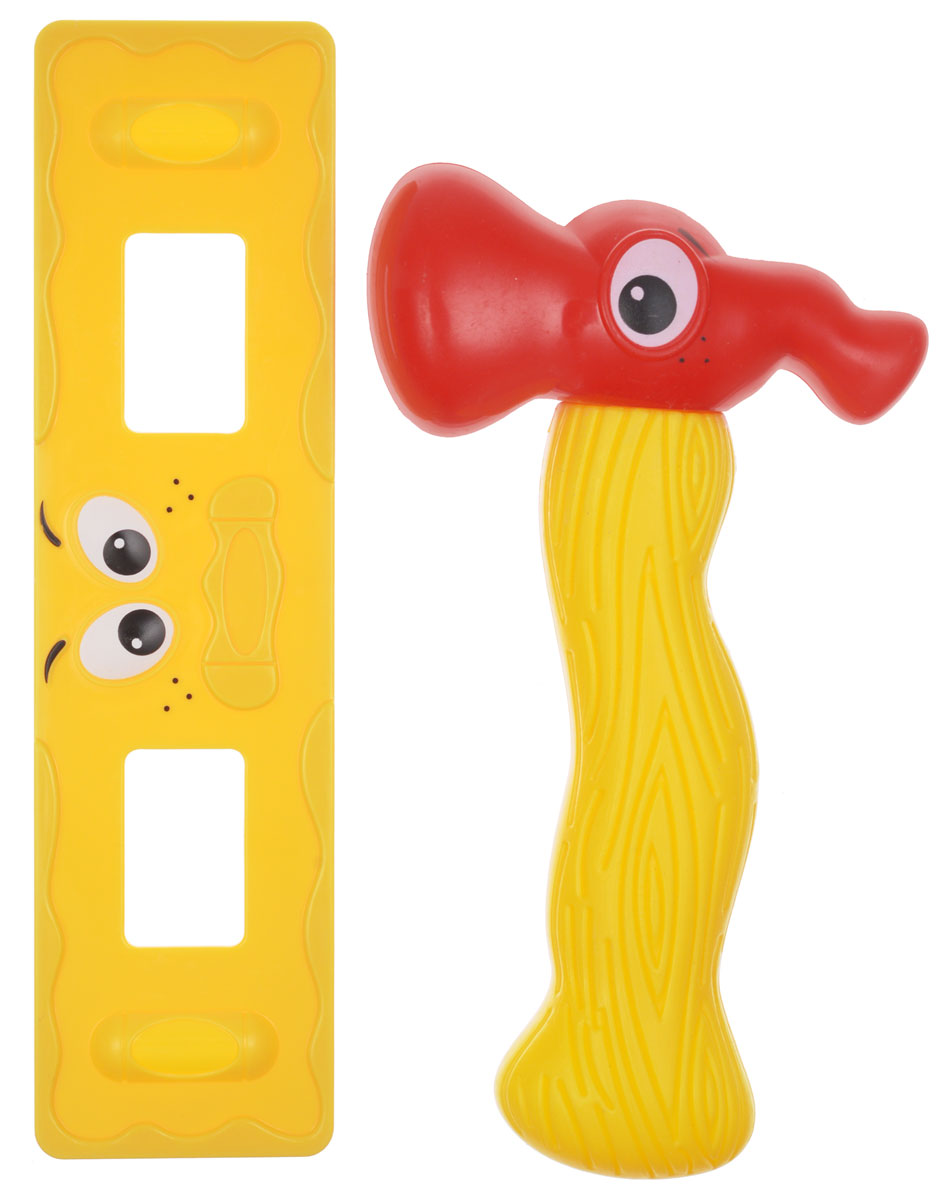 1TOY Игровой набор Профи-малыш цвет красный желтыйТ55993_красный/жёлтый-молоток 1TOY Игровой набор Профи-малыш цвет красный желтыйТ55993_красный/жёлтый-молотокИгровой набор 1TOY Профи-малыш состоит из реалистичных инструментов для любой работы. В наборе: молоток, уровень. Все составляющие набора изготовлены из безопасного качественного пластика. С помощью игрового набора с инструментами ребенок сможет обучиться быть более самостоятельным и хозяйственным. Играя в сюжетно-ролевые игры, у него развивается логическое мышление, координация движений и внимательность.