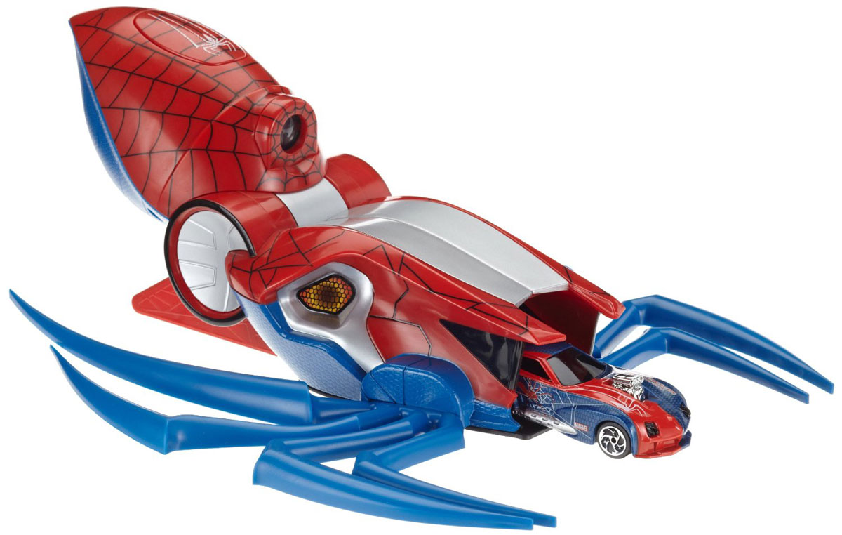 Majorette Игровой набор Пусковая установка Человек Паук3089715 Majorette Игровой набор Пусковая установка Человек Паук3089715Игровой набор Majorette Пусковая установка. Человек-паук, выполненный из безопасного пластика, станет любимой игрушкой вашего малыша. В набор входит машинка и пусковое устройство в виде яркого паука. Набор выполнен из безопасного пластика и оформлен в стиле супергероя Человек-паук. Поместив автомобиль в пусковое устройство, и нажав кнопку, машинка способна вылететь со значительной скоростью из установки и устремиться вперед. Пусковое устройство дополнено ярким прожектором. Игры с этим ярким набором развивают концентрацию внимания, координацию движений, мелкую и крупную моторику, цветовое восприятие и воображение. Ваш малыш отлично проведет время, придумывая различные истории и интересные ситуации. Для работы требуются 3 батарейки типа АА (не входят в комплект).