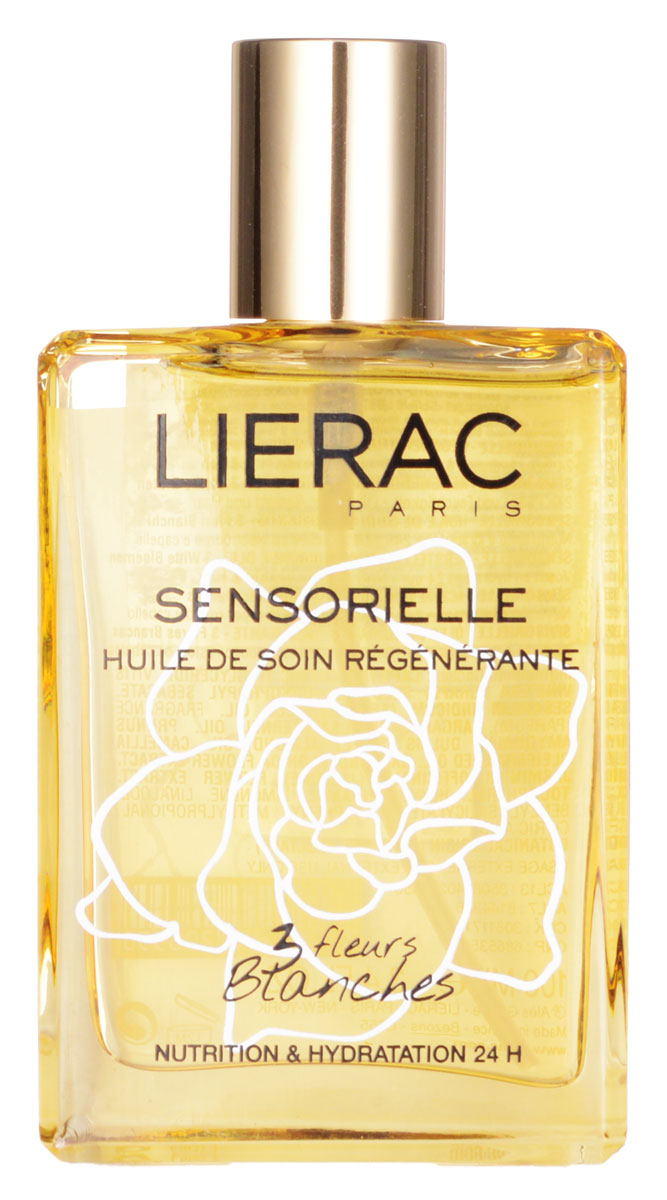 Lierac масло-уход Sensoriel aux 3 fleurs для тела и волос восстанавливающее Белые цветы100 млL655 Lierac масло-уход Sensoriel aux 3 fleurs для тела и волос восстанавливающее Белые цветы100 млL655Драгоценное ароматное масло для тела и волос с утончённой шелковистой текстурой быстро впитывается, не оставляя на коже ощущения жирной плёнки. Кожа становится идеально гладкой и буквально светящейся, а волосы приобретают мягкость и сияние.