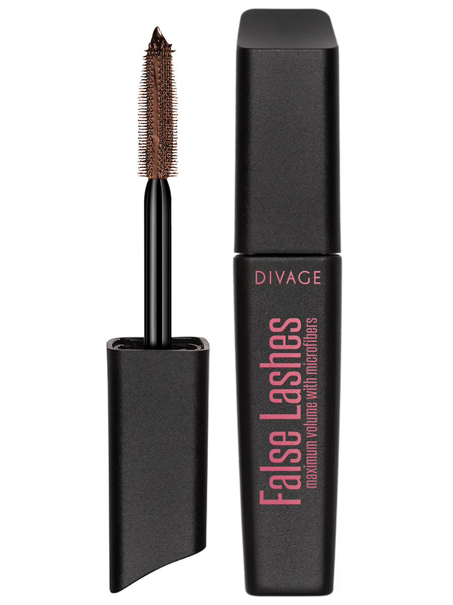 DIVAGE Тушь для ресниц с эффектом накладных ресниц FALSE LASHES, тон № 4302, 11 мл213614 DIVAGE Тушь для ресниц с эффектом накладных ресниц FALSE LASHES, тон № 4302, 11 мл213614Тушь для ресниц Divage False Lashes с эффектом накладных ресниц увеличивает объем и длину, создает 3-D объем и разделение. Не осыпается, не собирается в комочки. Инновационная кисточка с мелкими щетинками по всей длине позволяет прокрашивать реснички даже в уголках глаз. Характеристики: Объем: 11 мл. Цвет: коричневый. Производитель: Россия. Артикул: 213614. Товар сертифицирован.
