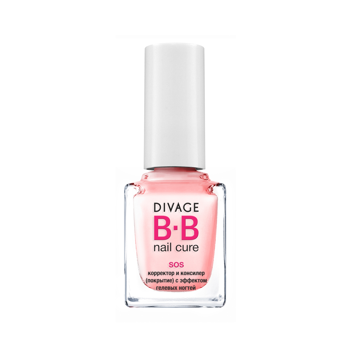 DIVAGE BB NAIL CURE Корректор и консилер с эффектом гелиевых ногтей SOS, 12 мл002616 DIVAGE BB NAIL CURE Корректор и консилер с эффектом гелиевых ногтей SOS, 12 мл002616Покрытие создает немедленный визуальный эффект: корректирует и выравнивает ногтевую пластину, маскирует несовершенства. Гель, содержащийся в составе, надёжно защищает ногти, выравнивая ногтевую пластину. Нежно розовый цвет корректора визуально создает эффект гелиевых ногтей. Содержащееся в составе соевое масло и масло семян подсолнечника увлажняют ногтевую пластину, предотвращая сухость и ломкость ногтей. Экстракты ячменя и огурца наполняют клетки питательными веществами и ценными микроэлементами. А экстракт лепестков альпийской розы нежно защищает ногтевую эмаль от вредного воздействия окружающей среды. Покрытие создает немедленный визуальный эффект: корректирует и выравнивает ногтевую пластину, маскирует несовершенства. Гель, содержащийся в составе, надёжно защищает ногти, выравнивая ногтевую пластину. Нежно розовый цвет корректора визуально создает эффект гелиевых ногтей. Содержащееся в составе соевое масло и масло семян подсолнечника увлажняют ногтевую пластину, предотвращая...