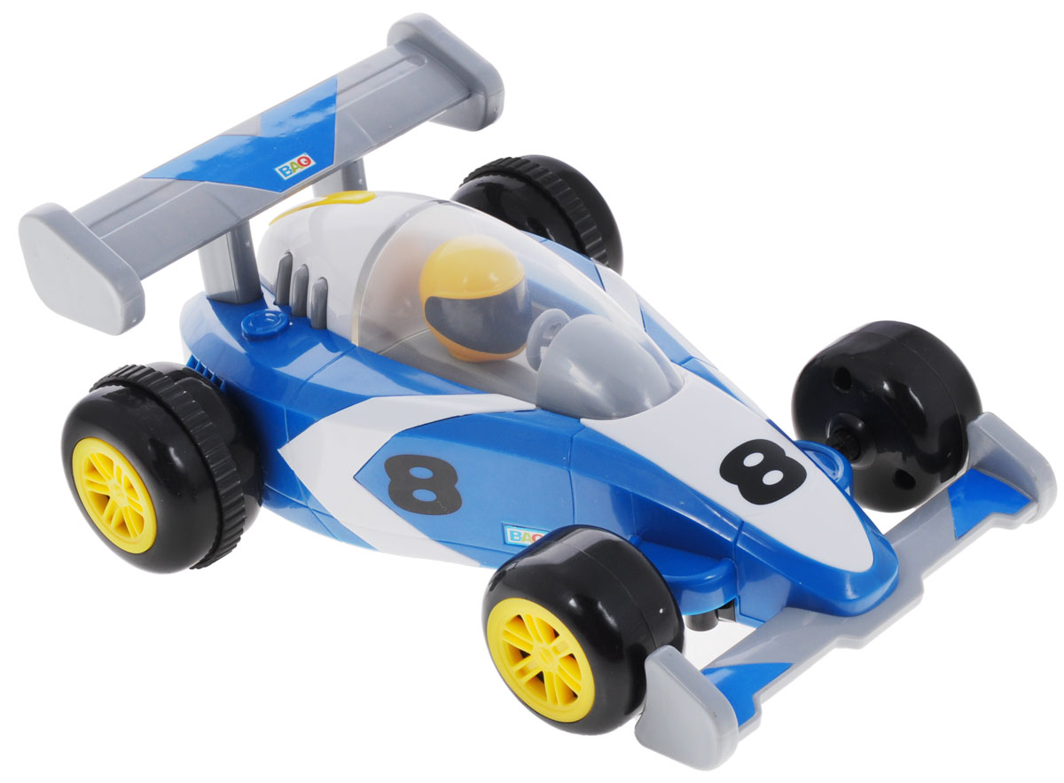 Smoby Машина на радиоуправлении RC Speeder цвет синий белый827433 Smoby Машина на радиоуправлении RC Speeder цвет синий белый827433Радиоуправляемая модель Smoby RC Speeder, выполненная в виде гоночного болида, позволит ребенку весело провести время. Машинка может перемещаться вперед и назад. Благодаря звуковым эффектам игра становится увлекательней и реалистичней. Пульт управления с большими кнопками специально приспособлен для детских ручек. Порадуйте своего малыша таким замечательным подарком! Пульт управления работает на частоте 27 MHz. Для работы игрушки необходимы 4 батарейки напряжением 1,5V типа АА (не входят в комплект). Для работы пульта управления необходима 1 батарейка напряжением 9V типа 6F22 (не входит в комплект).