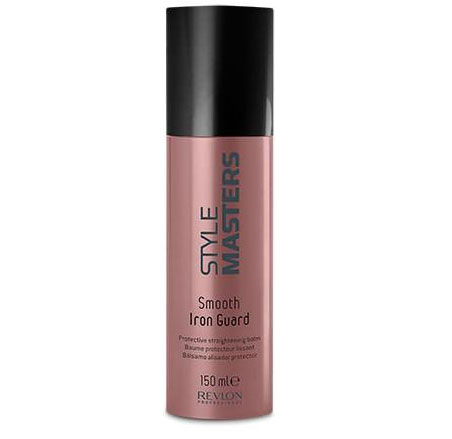Revlon Professional SM Бальзам разглаживающий Smooth Iron Guard 150 мл7207047000 Revlon Professional SM Бальзам разглаживающий Smooth Iron Guard 150 мл7207047000Непослушные волосы укладывать непросто. Им сложнее, чем прямым, придать нужную форму. Но только не в том случае, если подготовить их к укладке с помощью разглаживающего бальзама Smooth Iron Guard из серии Style Masters компании Revlon Professional. Это средство разглаживает волосы и делает их послушными. После применения бальзама волосы становятся толще и объёмнее, без эффекта утяжеления. «Смуз Айрон Гард» кондиционирует волосы, укрепляет их и защищает, дарит гладкость причёске, благодаря чему та в течение всего дня остаётся безупречной даже при повышенной влажности.