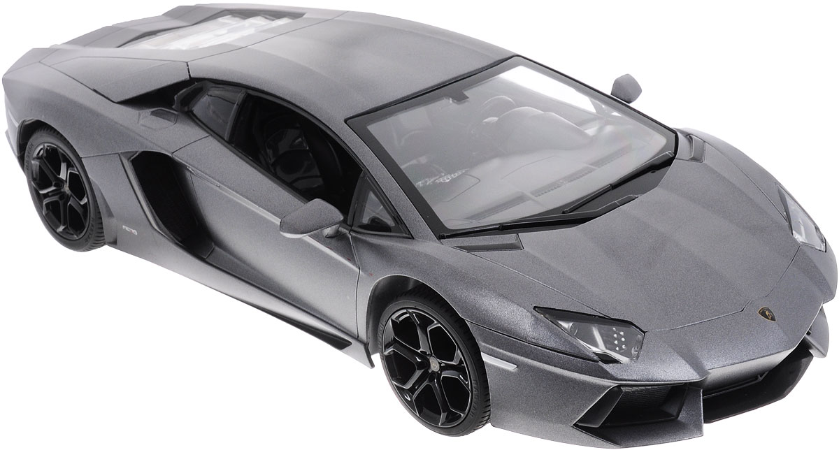 Rastar Радиоуправляемая модель Lamborghini Aventador LP 700-4 цвет стальной43000_стальной Rastar Радиоуправляемая модель Lamborghini Aventador LP 700-4 цвет стальной43000_стальнойРадиоуправляемая модель Rastar Lamborghini Aventador LP700-4 станет отличным подарком любому мальчику! Все дети хотят иметь в наборе своих игрушек ослепительные, невероятные и крутые автомобили на радиоуправлении. Тем более, если это автомобиль известной марки с проработкой всех деталей, удивляющий приятным качеством и видом. Одной из таких моделей является автомобиль на радиоуправлении Rastar Lamborghini Aventador LP700-4. Это точная копия настоящего авто в масштабе 1:14. Авто обладает неповторимым провокационным стилем и спортивным характером. Потрясающая маневренность, динамика и покладистость - отличительные качества этой модели. Возможные движения: вперед, назад, вправо, влево, остановка. Имеются световые эффекты. Пульт управления работает на частоте 27 MHz. Игрушка работает от 5 батареек типа АА (не входят в комплект). Для работы пульта управления необходима 1 батарейка напряжением 9V типа 6F22 (не входит в комплект).