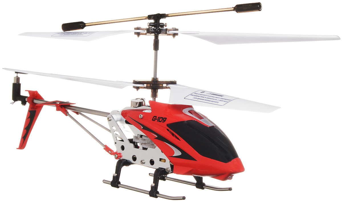 1TOY Вертолет на радиоуправлении Gyro-109Т52819_красный 1TOY Вертолет на радиоуправлении Gyro-109Т52819_красныйВертолет на радиоуправлении Gyro-109 со световыми эффектами оснащен встроенным гироскопом, который поможет скорректировать и устранить нежелательные вращения корпуса вертолета, благодаря чему сохранится высокая устойчивость полета, и пропорциональным триммером для выравнивания полета. Каркас вертолета выполнен из пластика с использованием металла. Вертолет имеет трехканальное дистанционное управление: он летает во всех направлениях, а также восьмеркой и по кругу. Модель вертолета идеально подходит для игры внутри помещения. Зарядка аккумулятора осуществляется от USB-провода (входит в комплект) или пульта управления. Каждый полет вертолета будет максимально комфортным и принесет вам яркие впечатления! Вертолет работает от встроенного литий-полимерного аккумулятора c напряжением 3,7V (130 mAh). Пульт управления работает от 6 батареек напряжением 1,5V типа AA (не входят в комплект).