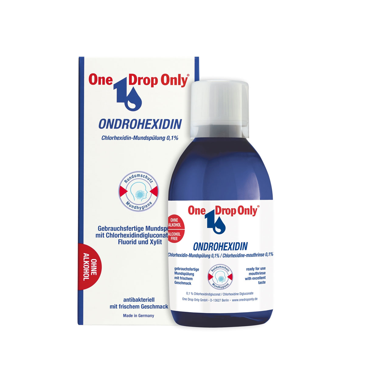 One Drop Only Ополаскиватель полости рта с хлоргексидином, 250 мл14000 One Drop Only Ополаскиватель полости рта с хлоргексидином, 250 мл14000Ополаскиватель полости рта на основе хлоргексидина, 250 мл