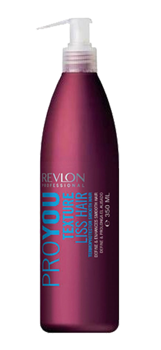 Revlon Professional Pro You Texture Liss Hair - Средство для выпрямления волос Texture Liss Hair 350 мл7209126000 Revlon Professional Pro You Texture Liss Hair - Средство для выпрямления волос Texture Liss Hair 350 мл7209126000Волнистые и кудрявые волосы требуют особого отношения при создании прически, и так же, как и другие типы волос, нуждаются в своевременной защите от повышенных температурных воздействий. Чтобы упростить процедуру ежедневной укладки волос примените средство для их выпрямления от Revlon. Средство облегчает укладку волнистых волос, выпрямляя их и делая более послушными, наделяет блеском и защищает от повышенного температурного воздействия утюжка или фена. Используйте средство Pro You Texture Liss Hair и Вы забудете о проблемах с укладкой волос!