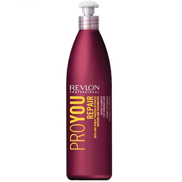 Revlon Professional Pro You Шампунь для волос восстанавливающий Repair Shampoo 350 мл7203155000 Revlon Professional Pro You Шампунь для волос восстанавливающий Repair Shampoo 350 мл7203155000Восстанавливающий шампунь для поврежденных волос Pro You Repair вернет Вашим волосам послушность и блеск, мягкость и силу! В состав шампуня входят питательные вещества и компоненты, оздоравливающие и укрепляющие Ваши волосы: Экстракт сои – стимулирует производство эластина и коллагена, обладает эффектом быстрого впитывания и ассимиляции. Ваши волосы становятся прочными и эластичными! Пшеничный белок –создает на поверхности волос защитный слой, восстанавливает кутикулу и препятствует обезвоживанию волос.