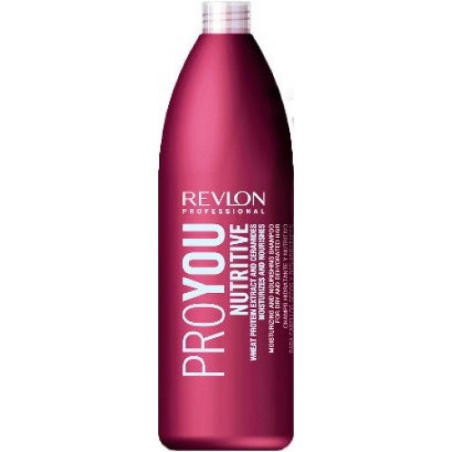 Revlon Professional Pro You Шампунь для волос увлажняющий и питательный Nutritive Shampoo 1000 мл7203140000 Revlon Professional Pro You Шампунь для волос увлажняющий и питательный Nutritive Shampoo 1000 мл7203140000В состав интенсивно питающего и увлажняющего шампуня Revlon Pro You Nutritive входят экстракты пшеничных ростков, обеспечивающие Вашим волосам витаминный баланс и полноценное питание. Помимо всего прочего, средство содержит керамиды – активные вещества, мгновенно укрепляющие и восстанавливающие структуру поврежденных волос. Активные компоненты шампуня покрывают волосы прозрачным защитным слоем, препятствующим возникновению сухости. Это приводит к нормализации водно-жирового баланса внутри кожного покрова головы, что способствует прекрасному внешнему виду и здоровью Ваших волос!