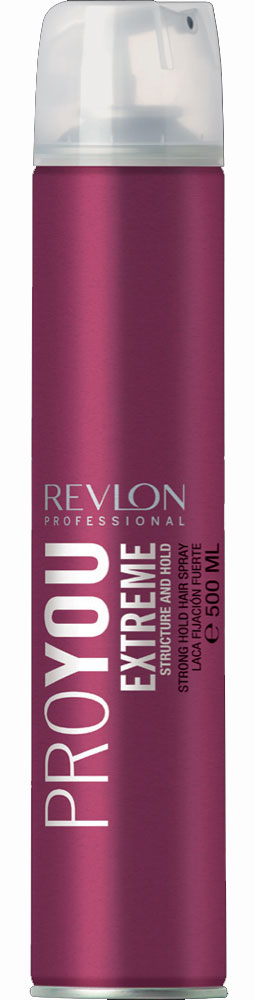 Revlon Professional Pro You Лак для волос сильной фиксации Extreme 500 мл7203149000 Revlon Professional Pro You Лак для волос сильной фиксации Extreme 500 мл7203149000Лак для волос сильной фиксации от Revlon позволит Вам сохранить идеальную прическу в течение целого дня! Средство надежно фиксирует форму Ваших волос и дарит только приятные ощущения! Лак создает на поверхности волос прозрачный слой, защищающий Ваши волосы от неблагоприятных факторов внешней среды и укрепляющий корни и фибру волос. В состав лака входит экстракт ростков риса, обладающий очистительным и восстанавливающим действием. Средство не увеличивает натуральный вес волос, легко удаляется при процедуре расчесывания и дарит Вашим волосам насыщенный цвет и ослепительный блеск.