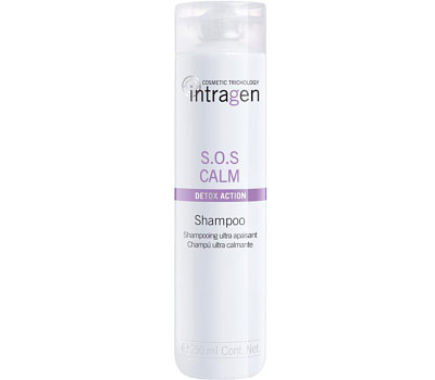 Revlon Professional Intragen INT Шампунь для чувствительной кожи головы S.O.S. Calm 250 мл7208814000 Revlon Professional Intragen INT Шампунь для чувствительной кожи головы S.O.S. Calm 250 мл7208814000Бережно очищает волосы. Увлажняет волосы. Бережно устраняет грязь и остатки стайлинга с кожного покрова головы, убирает излишнюю жирность. Выводит токсины, общее состояние кожи. Устраняет излишки жира с кожного покрова. Питает, укрепляет локоны вдоль всей длины. Наполняет их силой и энергией. Насыщает кудри минералами и витаминами.