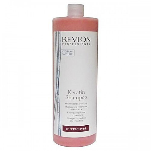 Revlon Inter Шампунь восстанавливающий с Кератином Actives Keratin 1250 мл7208194000 Revlon Inter Шампунь восстанавливающий с Кератином Actives Keratin 1250 мл7208194000Шампунь обагощен Кератином, обладает восстанавливающими и питательными свойствами. Система Hydra Capture увлажняет волосы изнутри и укрепляет их структуру. Обеспечивает легкость, мягкость и блеск.