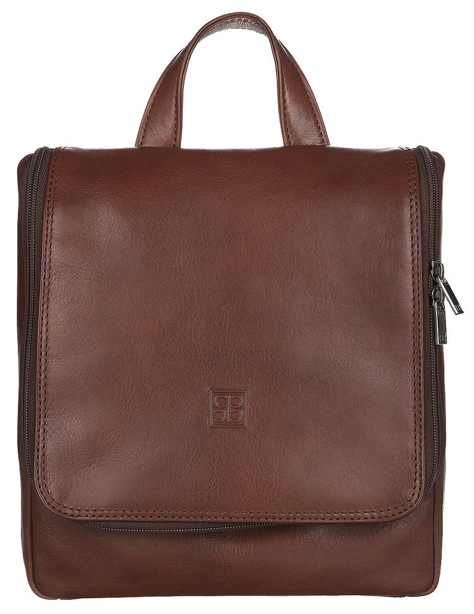 Несессер Sergio Belotti, цвет: коричневый. 82208220 milano brown Несессер Sergio Belotti, цвет: коричневый. 82208220 milano brownПрактичный несессер Sergio Belotti выполнен из натуральной кожи и оформлен металлической фурнитурой и символикой бренда. Изделие содержит одно основное отделение, которое закрывается клапаном на двустороннюю молнию. Внутри расположены: пять накладных сетчатых кармана для личных принадлежностей, два из которых фиксируются на липучку и дополнены полукольцом для подвешивания, пять эластичных держателей для вертикальных предметов, накладной карман на липучке. На внутренней стороне клапана расположены два накладных кармана на молниях, один из которых сетчатый. Клапан дополнен металлическим крючком на карабине. Снаружи, в задней стенке изделия, расположен врезной карман на молнии. Несессер дополнен удобной ручкой. Стильный несессер Sergio Belotti станет практичным аксессуаром, который идеально дополнит ваш образ.