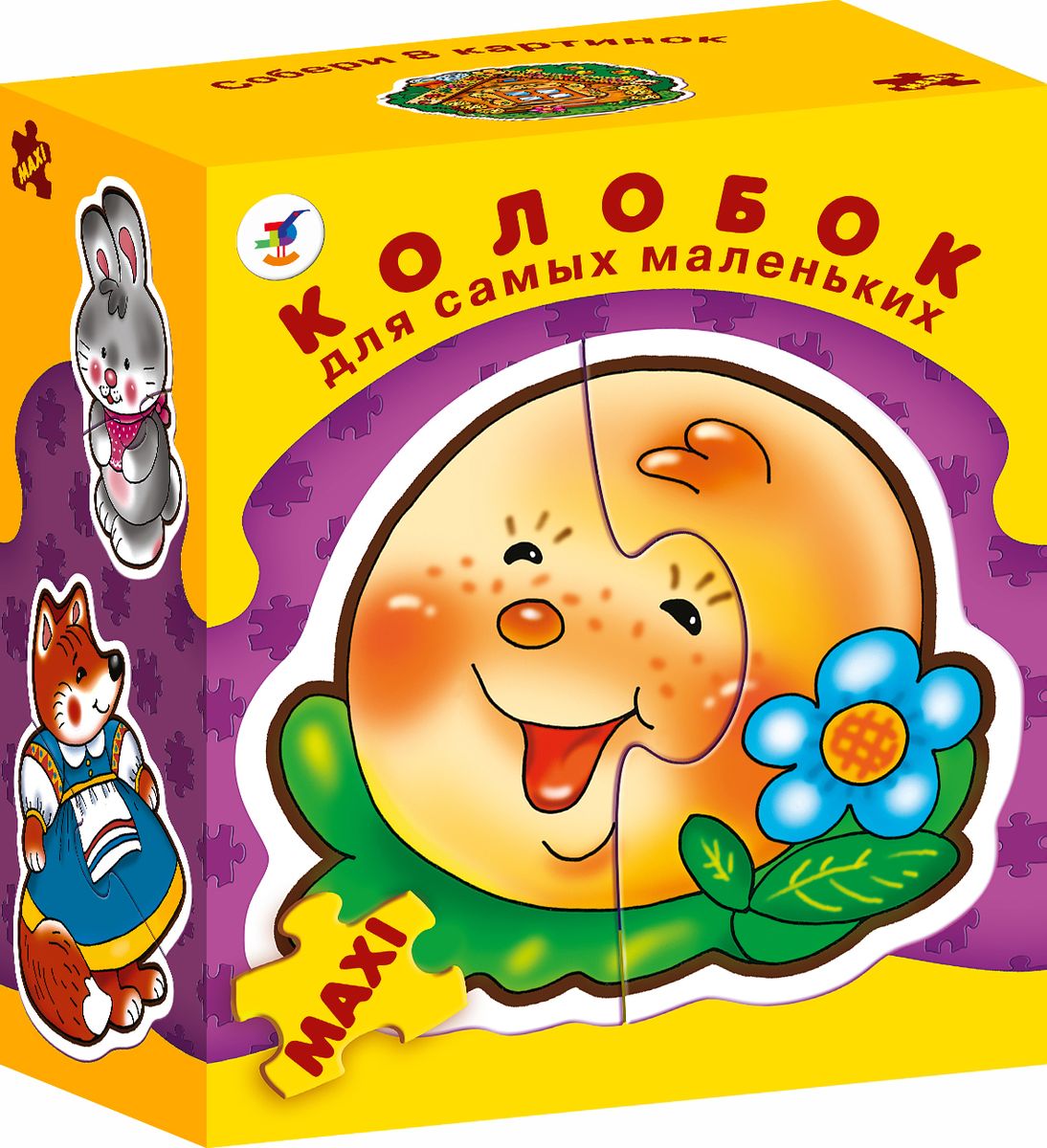 Дрофа-Медиа Обучающая игра Колобок2194 Дрофа-Медиа Обучающая игра Колобок2194Обучающая игра Дрофа-Медиа Колобок прекрасно подходит для первого знакомства малыша с мозаикой. В комплект игры входят 8 фигурок с изображением персонажей из известной сказки, разделенных на части. Покажите малышу, как сложить фигурки из нескольких частей. Пусть он попробует сделать это самостоятельно. Когда ребенок научится собирать одну фигурку, предложите ему собрать сразу несколько. В результате ваш малыш научится собирать фигурки, самостоятельно подбирая нужные детали. Игра формирует навыки соединения деталей, развивает мелкую моторику рук и наглядно-образное мышление. Способствует формированию навыка соединения целого изображения из двух-трех элементов. В игре набор из восьми персонажей, состоящих из крупных деталей, которые соединяются с помощью пазлового замка.
