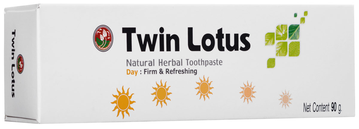 Twin Lotus Дневная Зубная паста Day&Night - для вашей уверенности в течении дня, 90 г0277 Twin Lotus Дневная Зубная паста Day&Night - для вашей уверенности в течении дня, 90 г0277Растительные зубные пасты Twin Lotus содержат более 96% натуральных ингредиентов, в подтверждение этого – темный цвет пасты, достигнутый благодаря смешиванию разных трав и процессу изготовления с использованием современного оборудования.