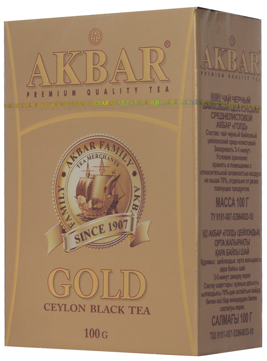 Akbar Gold черный листовой чай, 100 г1041161 Akbar Gold черный листовой чай, 100 г1041161Купаж Akbar Gold включает в себя лучшие сорта чая, которые выращиваются на горных плантациях расположенной в южной части Цейлона легендарной провинции Ruhuna, на высоте 2000 футов над уровнем моря. Королевство Ruhuna, основанное в 200 году до нашей эры, было важнейшим процветающим культурно-экономическим центром древней цивилизации острова. Идеальный климат и особые плодородные почвы этой области создают великолепные условия для выращивания здесь ароматного черного чая с большим количеством хлорофилла в листьях, который хорошо заваривается и дает крепкий настой яркого цвета с неповторимым терпким вкусом.