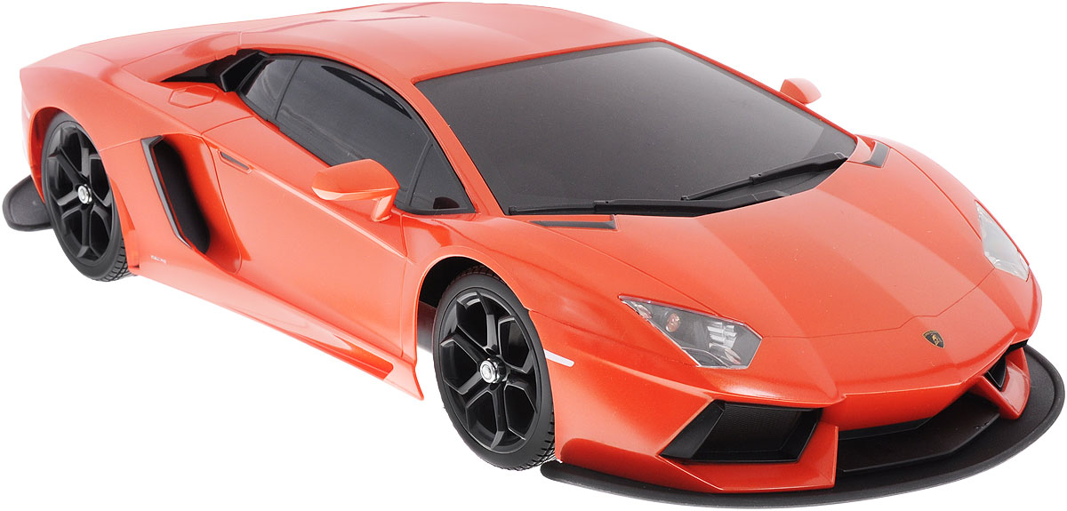 Maisto Радиоуправляемая модель Lamborghini Aventador LP700-4 цвет оранжевый81026 Maisto Радиоуправляемая модель Lamborghini Aventador LP700-4 цвет оранжевый81026Радиоуправляемая модель Ламборджини Aventador LP700-4 ярко-оранжевого цвета является точной уменьшенной копией настоящего автомобиля. Модель выполнена из прочных материалов и украшена передним и задним обвесами, шины выполнены из резины. Машинка при помощи пульта управления движется вперед, дает задний ход, поворачивает влево и вправо, останавливается. С помощью пульта управления также можно контролировать свет передних и задних фар (выключение, ближний свет, дальний свет). Машина развивает хорошую скорость и обладает высокой стабильностью движения, что позволяет полностью контролировать процесс, управляя уверенно и без суеты. Пульт управления имеет три частоты, что позволяет одновременно управлять 2-3 моделями. Такая машинка станет отличным подарком не только любителю автомобилей, но и человеку, ценящему оригинальность и изысканность, а качество исполнения представит такой подарок в самом лучшем свете. Машина работает от аккумулятора 7,2V...