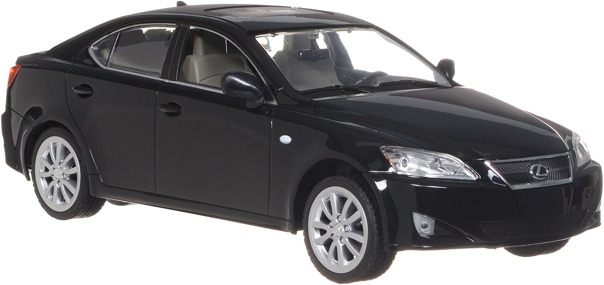 Rastar Радиоуправляемая модель Lexus IS 350 цвет черный масштаб 1:1430800 Rastar Радиоуправляемая модель Lexus IS 350 цвет черный масштаб 1:1430800Радиоуправляемая модель Rastar Lexus IS 350, выполненная из прочного пластика с металлическими элементами, является точной уменьшенной копией настоящего автомобиля в масштабе 1:14. Модель привлечет внимание не только ребенка, но и взрослого. Модель при помощи пульта управления движется вперед, дает задний ход, поворачивает влево и вправо, останавливается. Машина обладает высокой стабильностью движения, что позволяет полностью контролировать его процесс, управляя уверенно и без суеты. Модель оснащена световыми эффектами. Такая модель автомобиля станет отличным подарком не только автолюбителю, но и человеку, ценящему оригинальность и изысканность, а качество исполнения представит такой подарок в самом лучшем свете. Машина работает от 5 батареек типа АА напряжением 1,5V, пульт работает от батарейки 9V типа Крона (не входят в комплект).