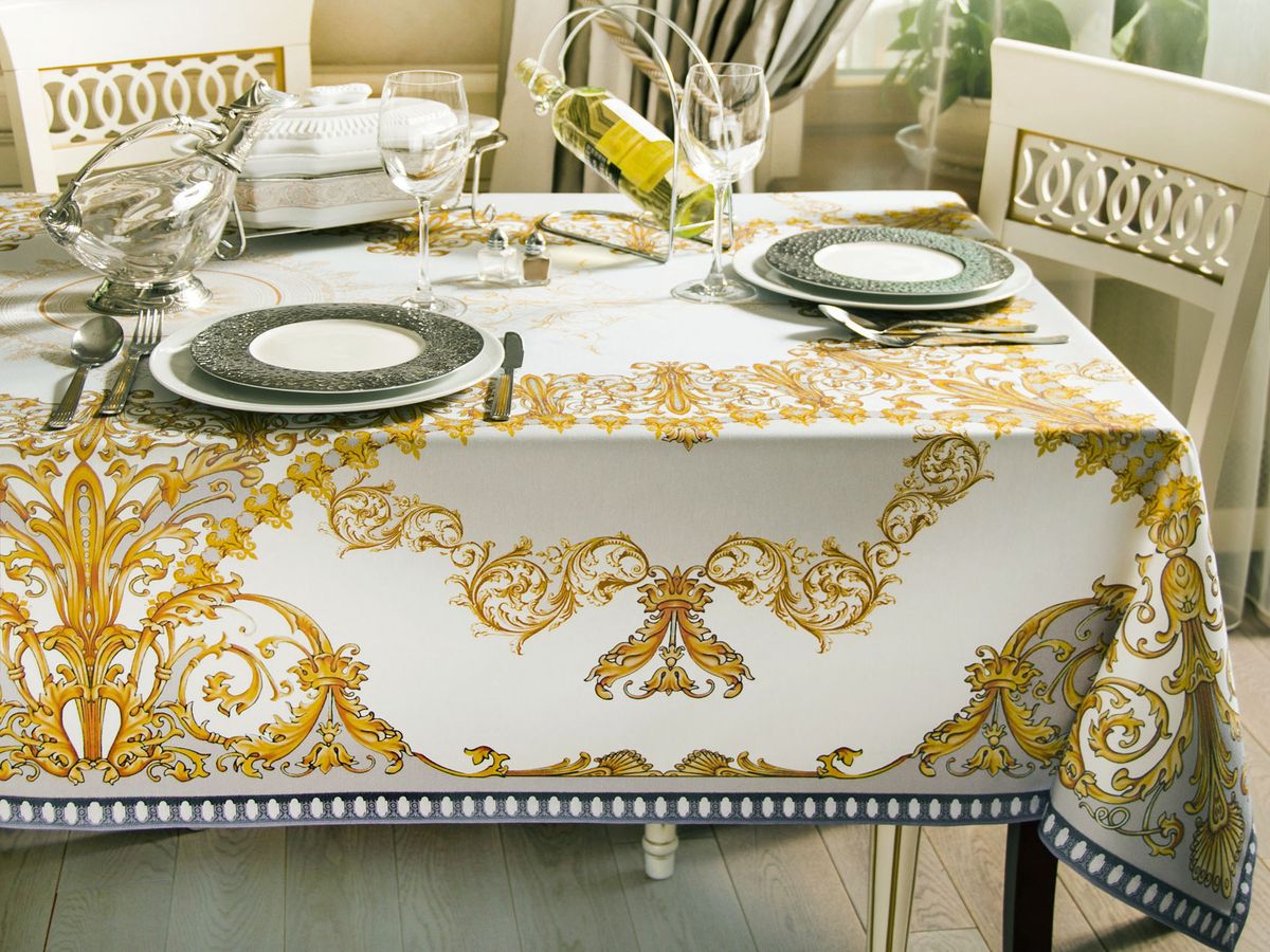 Скатерть кухонная Proffi Home Флоренсия, 140 х 140 см, цвет: белый, бежевыйPH3894 Скатерть кухонная Proffi Home Флоренсия, 140 х 140 см, цвет: белый, бежевыйPH3894Скатерть Форма: квадратная Материал: полиэстер, хлопок Длина: 140 см Ширина: 140 см Цвет: белый, бежевый