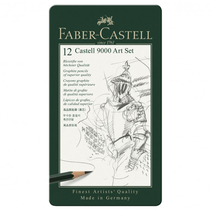 Faber-Castell Карандаш чернографитовый 12 шт119065 Faber-Castell Карандаш чернографитовый 12 шт119065Карандаши Faber Castell CASTELL 9000 119065 выполнены из чистого графита и имеют шестигранную форму. Каждый карандаш в наборе имеет штриховой код. Благодаря качеству мягкой древесины, из которой изготовлены карандаши, обеспечивается легкое затачивание. Твердость карандашей - 8B, 7B, 6B, 5B, 4B, 3B, 2B, B, HB, F, H, 2H. Вид карандаша: Простой. Твердость грифеля: 8B, 7B, 6B, 5B, 4B, 3B, 2B, B, HB, F, H, 2H. Материал: дерево.