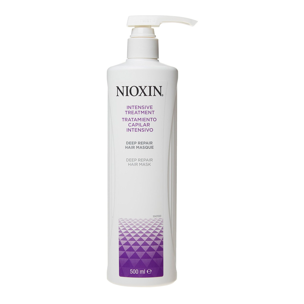 Nioxin Intensive Маска для глубокого восстановления волос Therapy Deep Repair Hair Masque 500 мл81274101 Nioxin Intensive Маска для глубокого восстановления волос Therapy Deep Repair Hair Masque 500 мл81274101Маска разработана для волос любого типа, которые стали сухими, были подвержены химическому воздействию или повреждены инструментами для укладки. Если у Вас очень сухие, поврежденные волосы, то Deep Repair Hair Masque (восстанавливающая маска) оказывает тройное укрепляющее действие, помогает восстановить поврежденные волосы, вернуть им эластичность и снизить химическое воздействие, оказываемое на волосы.